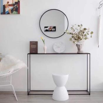 360Home Minimalistische Kommode Eisenregal für den Flur